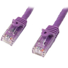 StarTech.com Cat5e Ethernet Patch Cable with Snagless RJ45 Connectors - 7 m,  Purple