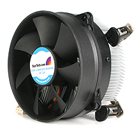 StarTech.com CPU Cooler Fan - Processor cooler - (Socket 775 ) - aluminum - black - 95mm