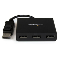 StarTech.com DisplayPort to DisplayPort Multi-Monitor Splitter - 3-Port MST Hub