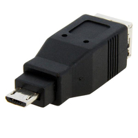 StarTech.com Micro USB to USB B Adapter - USB adapter - 5 pin Micro-USB Type B (M) - 4 pin USB Type B (F) - black