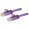 StarTech.com N6PATC1MPL networking cable 1 m Cat6 U/UTP (UTP) Purple