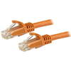 StarTech.com N6PATC50CMOR networking cable 0.5 m Cat6 U/UTP (UTP) Orange