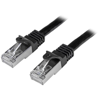 StarTech.com N6SPAT5MBK networking cable 5 m Cat6 SF/UTP (S-FTP) Black
