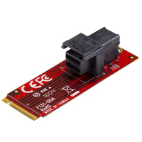 StarTech.com U.2 (SFF-8643) to M.2 PCI Express 3.0 x4 Host Adapter Card for 2.5&157; U.2 NVMe SSD
