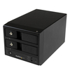 StarTech.com USB 3.0 / eSATA Dual-Bay Trayless 3.5&157; SATA III Hard Drive Enclosure with UASP - 2-Bay SATA 6 Gbps Hot-Swap HDD Enclosure
