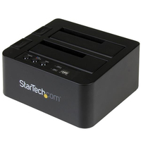 StarTech.com USB 3.1 (10Gbps) Standalone Duplicator Dock for 2.5" & 3.5" SATA SSD/HDD Drives - with Fast-Speed Duplication up to 28GB/min