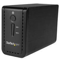 StarTech.com USB 3.1 Dual 3.5&157; SATA (6Gbps) HDD Enclosure with RAID - USB-C and USB-A