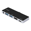 StarTech.com USB C Multiport Adapter - USB-C to 4K 60Hz HDMI 2.0,  100W Power Delivery Pass-Through Charging,  3-Port USB 3.0 Hub,  Audio - USB-C Mini Dock - Portable USB Type-C Travel Dock