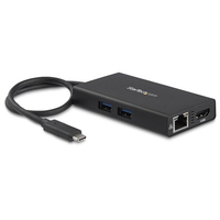 StarTech.com USB-C Multiport Adapter with 4K HDMI - 2x USB-A Ports - 60W PD - Black