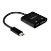 StarTech.com USB C to DisplayPort Adapter with Power Delivery - 8K 60Hz /4K 120Hz USB Type C to DP 1.4 Video Converter w/ 60W PD Pass-Through Charging - HBR3 - Thunderbolt 3 Compatible