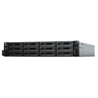 Synology RX1217RP disk array 48 TB Rack (2U) Black