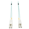 Tripp Lite 10Gb Duplex Multimode 50/125 OM3 LSZH Fiber Patch Cable (LC/LC) - Aqua,  2M