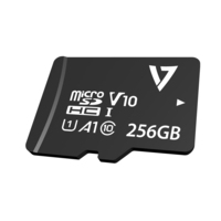 V7 256GB U3 V30 A1 Micro SDXC Card CL10 UHD + Adapter