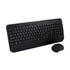 V7 CKW300IT Full Size/Palm Rest Italian QWERTY - Black,  Professional Wireless Keyboard and Mouse Combo " IT,  Multimedia Keyboard,  6-button mouse