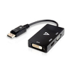 V7 DisplayPort Adapter (m) to VGA,  HDMI or DVI (f)