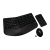 V7 Ergonomic Wireless Keyboard,  Mouse,  and Keypad Combo