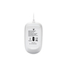 V7 MU200GS-WHT USB 4-Button Wired Optical Mouse with adjustable dpi - White