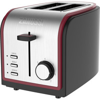 Zanussi ZST-6579-RD toaster 2 slice(s) 800 W Grey,  Red