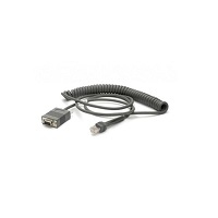 Zebra CBA-RF2-C09ZAR 2.8m RS232 DB9 Black serial cable