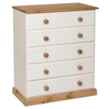 5 Drawer Painted Pine Chest