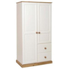 Combination Painted Pine Wardrobe