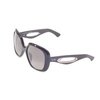 Emilio Pucci Black Oversized Square Sunglasses with loops