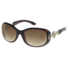 Guess Sunglasses in Oval with ornate metal hinge in brown Colour: Brow