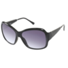 Guess Sunglasses in rectangles with decorative side plate in black Col