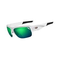 Elder Matt White Sunglasses With Clarion Green Lens