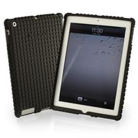 Snugg iPad 2 Squared Skinny Fit Protective Case Cover in Black