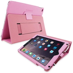 Snugg iPad Air 2 Case in Candy Pink Leather