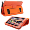 Snugg Nexus 7 Case Cover and Flip Stand in Orange Leather