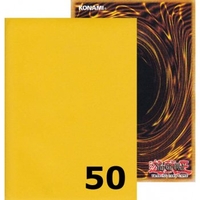 Plain Canary Yellow Yu-Gi-Oh! Sleeves (50)