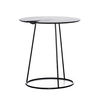Breeze Side Table with wavy - Black