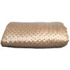 Dimple Taupe Silk Bedspreads