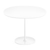 Dizzie Dining Oval Table - H 74 - White