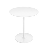 Dizzie Dining Round Table - H 74 - White