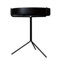 Drum Side Table - Black