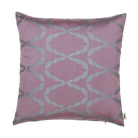 Honeycomb Silk Cushion - Heather/Pebble