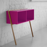 Lean Man Console H739/W900/D280 - Magenta