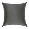 Plain Large Silk Cushion - Graphite