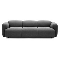 Swell Sofa 3 Seater - Grey Colour