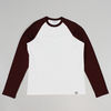 Carhartt Dodgers Long Sleeve T Shirt White Bordeaux