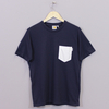 Carhartt Dots Pocket T Shirt - Navy and White