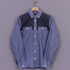 Carhartt Harrison Shirt Blue Navy Rigid