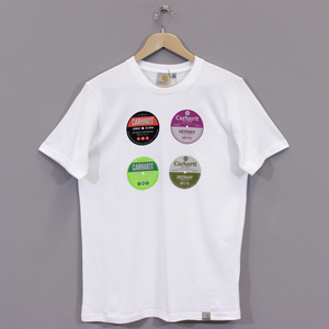 Carhartt Record Label T Shirt - White