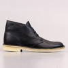 Clarks Originals Desert Boots Black Tumbled Leather