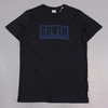 Edwin Logo T Shirt Black Blue