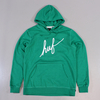 Huf Demi Script Hoodie Green