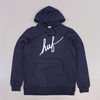 Huf Demi Script Hoodie Navy Heather
